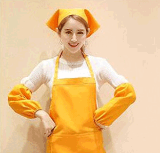 無紡布廣告圍裙套裝加工制作